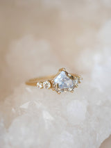 Step Cut Champagne Diamond Ring