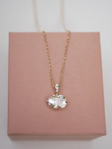 Antique Diamond Hidden Halo Pendant