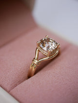 Cushion Lover’s Knot Ring