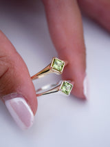 August Peridot Signet Ring