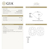 1.02ct 9.19x4.93x2.90mm GIA VS1 E Modern Antique Old Mine Cut 23413-01