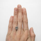 2.82ct 9.43x7.86x5.35mm Oval Brilliant 18295-01 - Misfit Diamonds