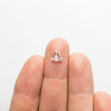 1.03ct 7.64x7.29x2.52mm Trillion Rosecut 18369-18 - Misfit Diamonds