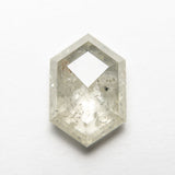3.48ct 12.29x8.26x3.91mm Hexagon Rosecut 18455-01 - Misfit Diamonds