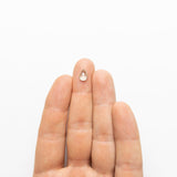 1.26ct 9.29x6.25x2.16mm Pear Rosecut 18455-04 - Misfit Diamonds