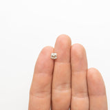 1.23ct 6.57x6.42x3.88mm SI2 U-V Antique Old Mine Cut 18468-01 - Misfit Diamonds