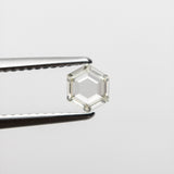 0.52ct 5.36x4.59x2.24mm SI1 Q-R Hexagon Step Cut 18470-01 - Misfit Diamonds