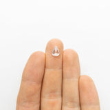 1.18ct 9.39x6.49x2.23mm Pear Rosecut 18495-01 - Misfit Diamonds