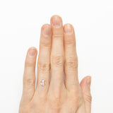 0.42ct 6.58x4.75x1.59mm VS2 D Oval Rosecut 18496-01