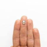 2.57ct 10.80x7.98x3.51mm Hexagon Rosecut 18553-10 HOLD D3219 Sept 20/2021 - Misfit Diamonds