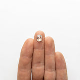 2.55ct 9.76x7.58x3.56mm VS2 U-V Cushion Rosecut 18625-01 - Misfit Diamonds