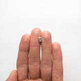 1.30ct 6.66x5.79x3.69mm GIA Fancy Grey Cushion Brilliant 18730-01 - Misfit Diamonds