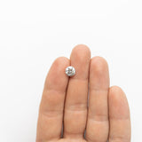 2.01ct 8.07x8.01x5.03mm GIA SI1 Fancy Grey Round Brilliant 18868-01 - Misfit Diamonds