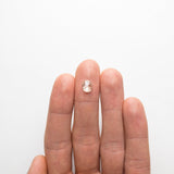 1.26ct 7.96x6.61x2.80mm SI1 U-V Oval Rosecut 18879-05 🇷🇺 - Misfit Diamonds