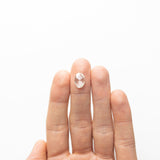 2.52ct 12.09x8.31x2.85mm SI2 K Oval Rosecut 18961-04 - Misfit Diamonds