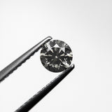 0.47ct 4.79-4.82x3.13mm Fancy Grey Round Brilliant 18968-12