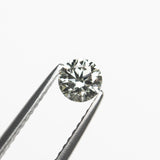 0.37ct 4.49x4.47x2.79mm Fancy Grey Round Brilliant 18968-20