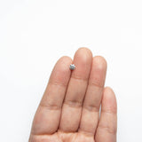 0.37ct 4.49x4.47x2.79mm Fancy Grey Round Brilliant 18968-20