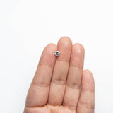 0.50ct 5.21x5.16x2.94mm Fancy Grey Round Brilliant 18968-25