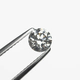 0.50ct 4.85x4.84x3.19mm Fancy Grey Round Brilliant 18968-26