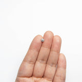 0.50ct 4.85x4.84x3.19mm Fancy Grey Round Brilliant 18968-26