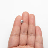 1.00ct 6.12x6.10x4.13mm SI2 Fancy Grey Round Brilliant 18980-03