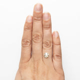 0.73ct 6.99x6.92x2.17mm VS2 W-X Round Double Cut 19017-07