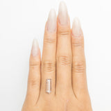 1.61ct 14.25x5.20x1.88mm Shield Rosecut 19067-12 - Misfit Diamonds