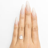 2.02ct 10.72x8.32x2.55mm Pear Rosecut 19067-17 - Misfit Diamonds