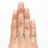 1.18ct 7.70x5.29x3.78mm Green Pear Brilliant Sapphire 19115-35
