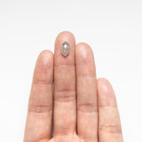 1.54ct 11.59x5.95x2.59mm Hexagon Rosecut 19197-02