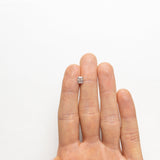 1.04ct 6.05x5.10x3.34mm VS2 Fancy Grey Cut Corner Rectangle Brilliant 19225-01