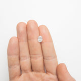 2.07ct 9.34x6.95x4.51mm GIA I3 Fancy White Oval Brilliant 19229-01