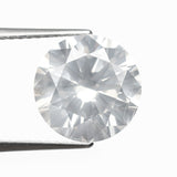 4.00ct 10.13x10.12x6.25mm GIA I2 Fancy White Round Brilliant 19263-01