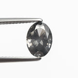 1.55ct 8.56x6.22x3.78mm GIA I1 Fancy Gray Oval Brilliant 19266-01 - Misfit Diamonds