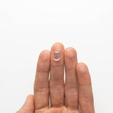 2.02ct 10.28x8.13x1.84mm GIA VVS1 E Cut Corner Rectangle Portrait Cut 19301-01