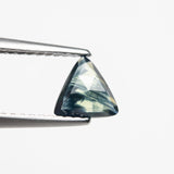 0.59ct 5.88x5.73x2.09mm Triangle Rosecut Sapphire 19356-42