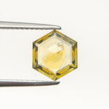 1.64ct 9.02x7.83x2.65mm Hexagon Rosecut Sapphire 19371-01