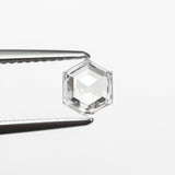 #D7074 - Jan 3 - 0.64ct 6.51x5.38x2.31mm VS1 F Hexagon Step Cut 19386-10 🇨🇦