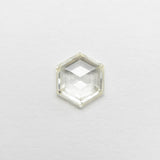0.62ct 8.54x5.63x1.93mm SI2 M Hexagon Step Cut 19386-13