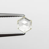 0.62ct 8.54x5.63x1.93mm SI2 M Hexagon Step Cut 19386-13