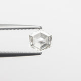 0.41ct 5.13x5.13x2.12mm SI1 I Hexagon Step Cut 19386-31