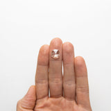 2.49ct 11.32x10.34x2.47mm SI1/VS2 Champagne Antique Cushion Rosecut 19396-01