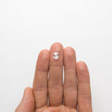1.01ct 8.48x6.58x1.92mm SI1 H Oval Rosecut 19405-01