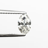 0.50ct 6.84x4.35x2.52mm VS1 F Oval Brilliant 19438-17