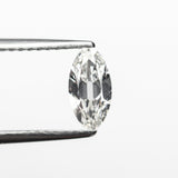 0.50ct 7.32x3.82x2.29mm VS2 F Modern Antique Oval Brilliant 19438-21