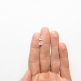 2.38cttw 2pc 6x6mm SI Cape Color Antique Old Mine Cut Matching Pair 19493-01