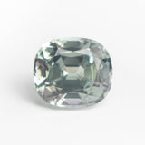 D7017 Feb 24/2023 5.34ct 10.21x9.18x6.53mm AGL Green Cushion Sapphire 19521-01