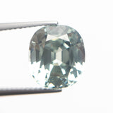 D7017 Feb 24/2023 5.34ct 10.21x9.18x6.53mm AGL Green Cushion Sapphire 19521-01