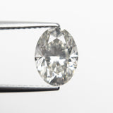 2.01ct 9.25x6.83x4.81mm GIA Light Grey Oval Brilliant 19557-01